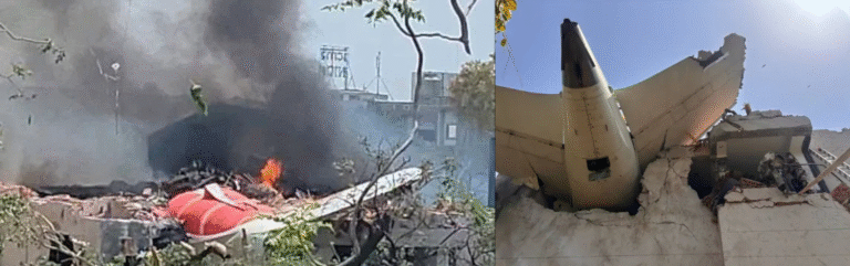 Air India Boeing 787-8 airplane at Ahmedabad airport before tragic crash