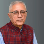 Shekhar Koirala during a meeting with Nepali Congress lawmakers in Kathmandu amid coalition government discussions.