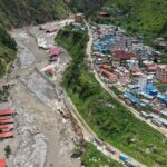 Nepali truck drivers stranded in Kerung after flood destroys Miteri Bridge on Nepal-China border