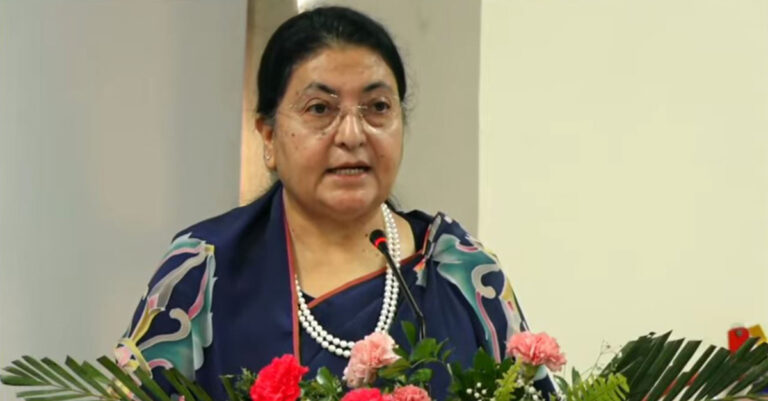 Nepal Army rescues former President Bidya Devi Bhandari after protesters set fire to her Budhanilkantha residence in Kathmandu.