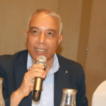 Sushil Gyawali, CEO of Investment Board Nepal, speaking at an economic recovery program in Kathmandu.