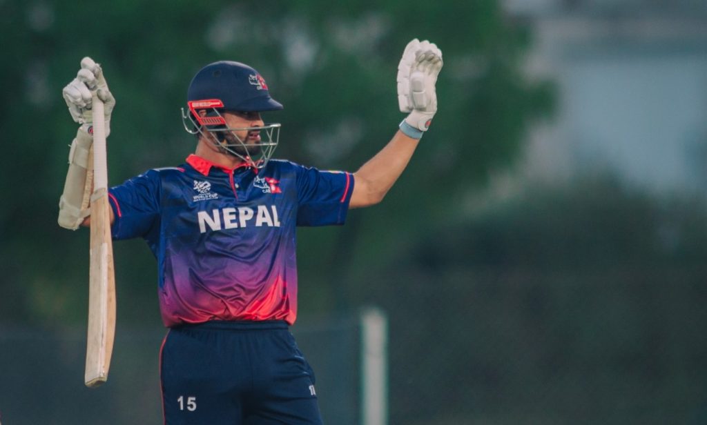Nepal cricket team during ICC Men’s T20 World Cup Asia & EAP Qualifier Super-6 match preparation
