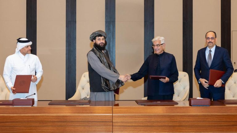 Pakistani and Afghan officials meet in Doha to finalize a ceasefire agreement after days of deadly border clashes.