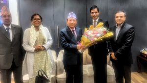 Chief Justice Prakashman Singh Raut and Justice Sapana Pradhan Malla during an official visit to Bangladesh, raising questions about leadership continuity at Nepal’s Supreme Court.