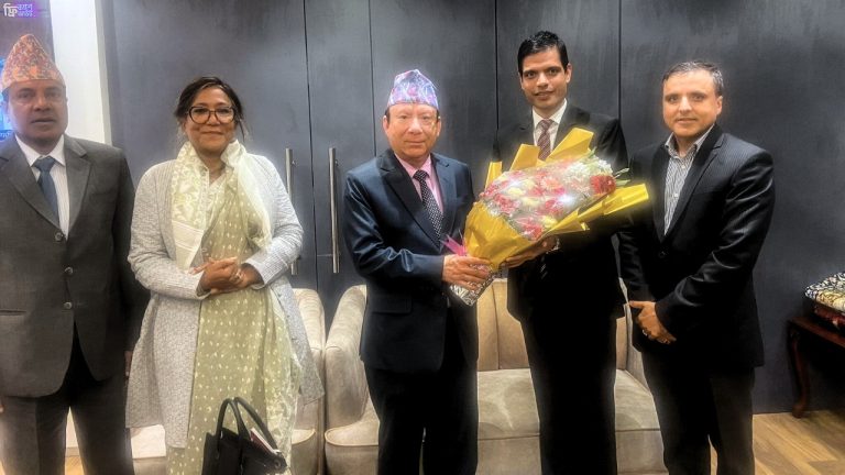 Chief Justice Prakashman Singh Raut and Justice Sapana Pradhan Malla during an official visit to Bangladesh, raising questions about leadership continuity at Nepal’s Supreme Court.